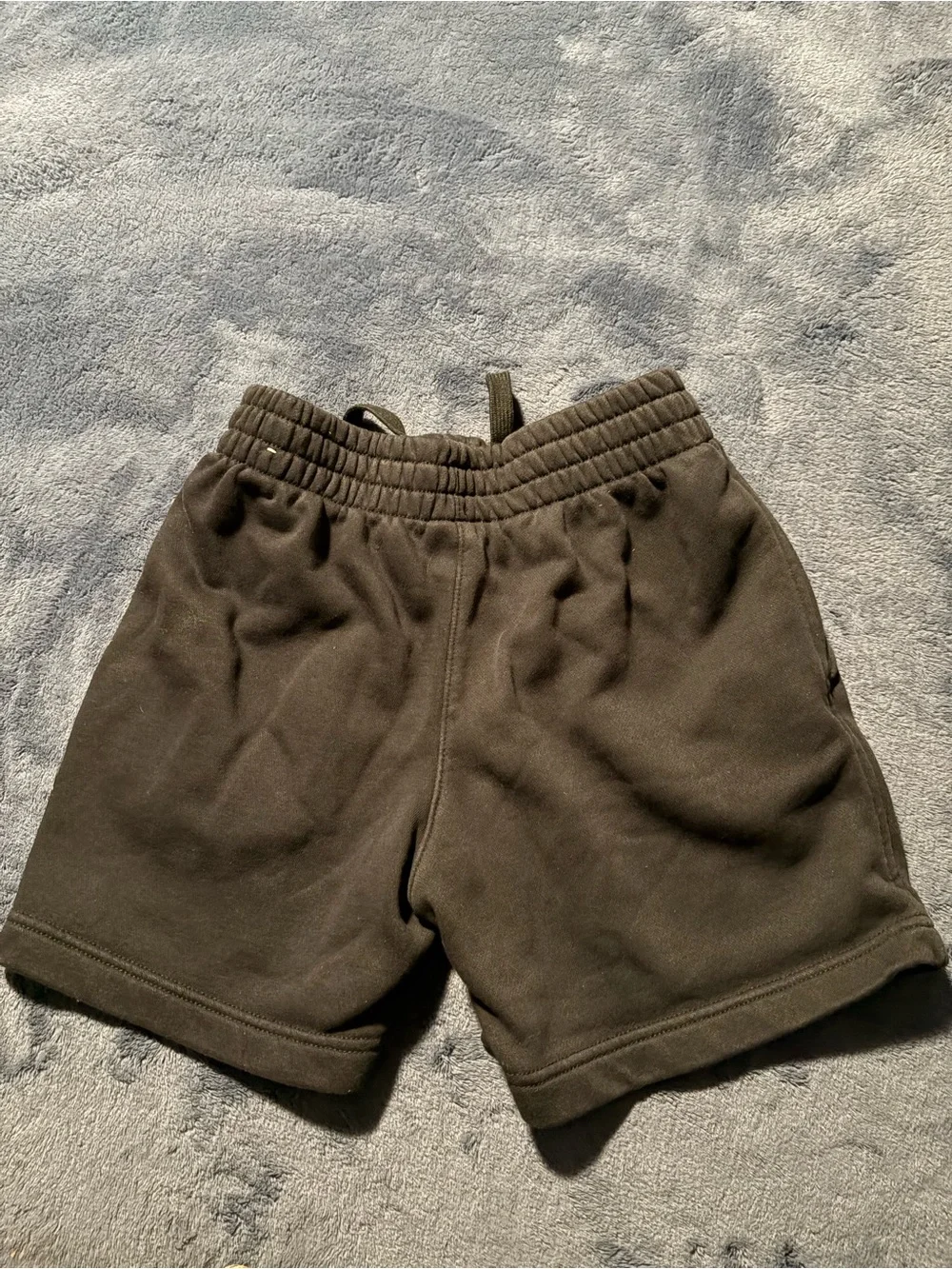 Nike Kids Black Fleece Shorts with Elastic Waist